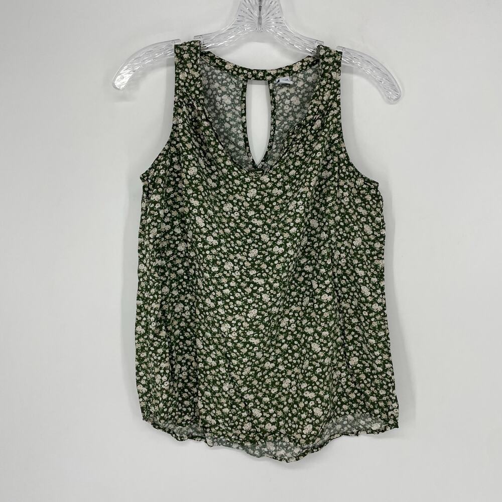 Old Navy Sleeveless Floral V-Neck Top Size Small - Picture 3 of 6
